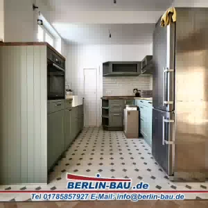 Berlin-Lankwitz-Haus 15 Küche nach Kundenwunsch gefliest.