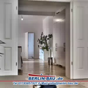 Berlin-wohnung-renovierung 10 Einfache Tür wurde durch eine doppelflüglige ersetzt. Inkl. zuvoriger Statikerbeauftragung, Verbreiterung und Einsatz 2er Stahlträger.