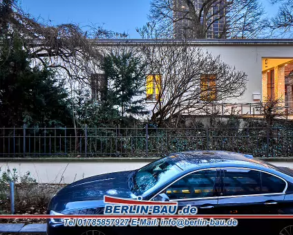 berlin-fassadenrenovierung-steglitz 1 linke Seite. Im Hintergrund der Kreisel.