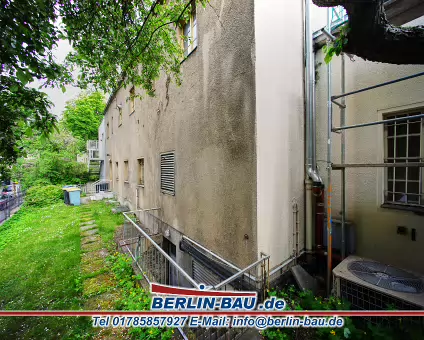 berlin-fassadenrenovierung-steglitz 19 Linke Seite Saalhaus.